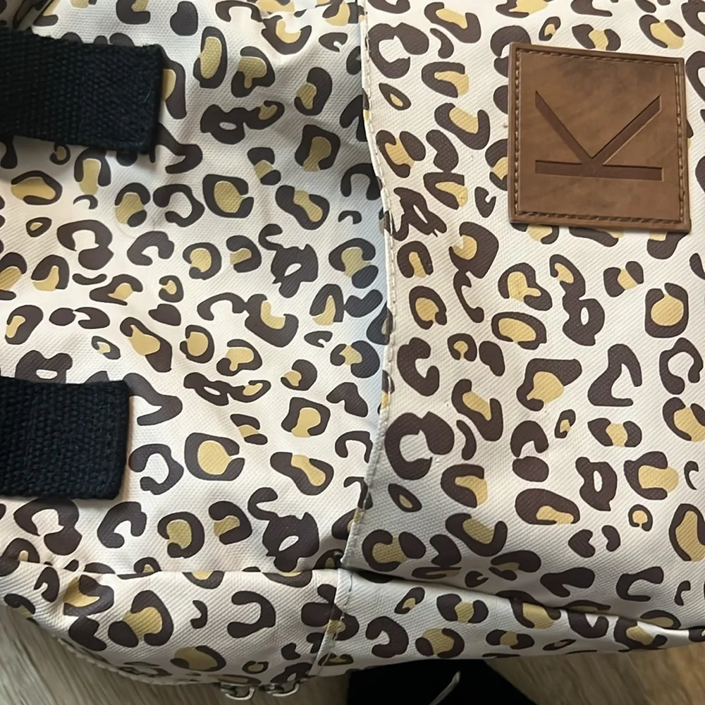 Leopard Print Mini-Backpack - Picture 6 of 8